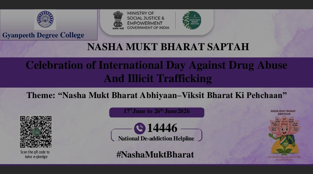 "Nasha Mukti Bharat Abhiyan - Viksit Bharat Ki Pechaan"